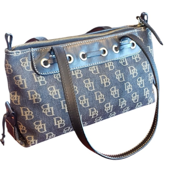 Dooney & Bourke Vintage Brown and Tan Shoulder Bag - Picture 10 of 10